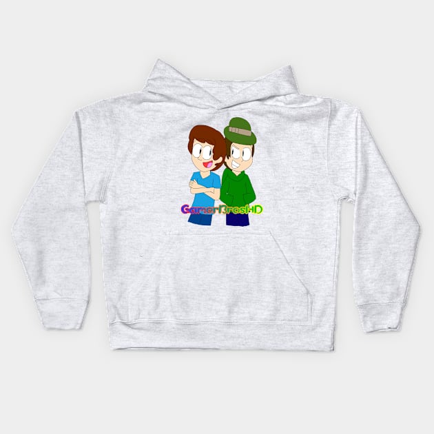 GamerBros Logo 2019 Kids Hoodie by GamerBrosHD